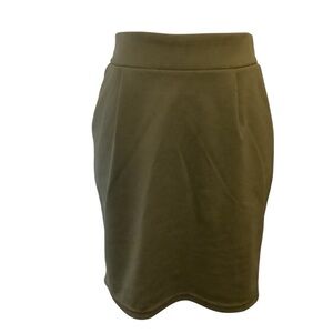 ICHI IHKATE KALAMATA GREEN MIDI SKIRT/ Size S